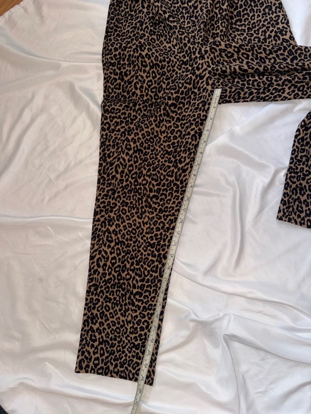 Express Strapless Leopard Print Jumpsuit - Brown & Black - Picture 3 of 7